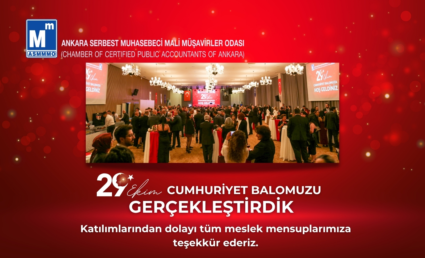 29 Ekim Cumhuriyet Balomuzu Gerçekleştirdik.