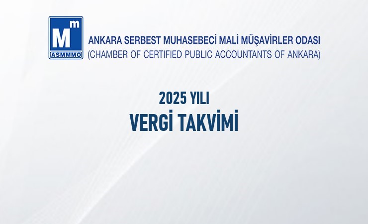 2025 Yılı Vergi Takvimi