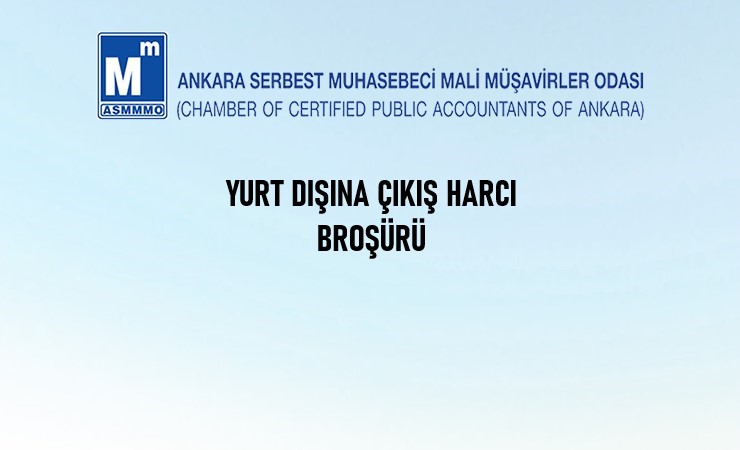 Yurt Dışına Çıkış Harcı Broşürü