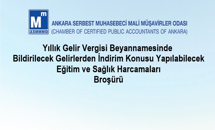 Eğitim ve Sağlık Harcamaları Broşürü