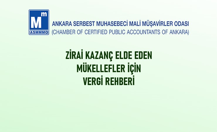 Zirai Kazanç Elde Eden Mükellefler İçin Vergi Rehberi