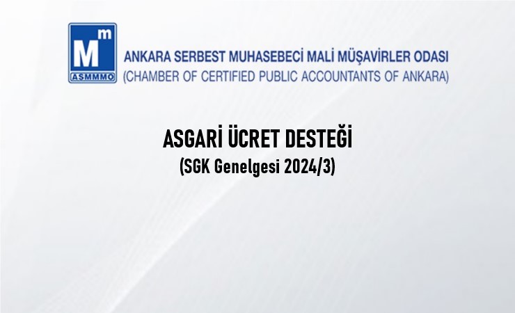 Asgari Ücret Desteği (SGK Genelgesi 2024-3)