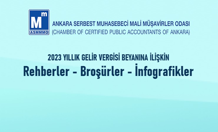 2023 Yıllık Gelir Vergisi Beyanına İlişkin Rehberler, Broşürler ve İnfografikler