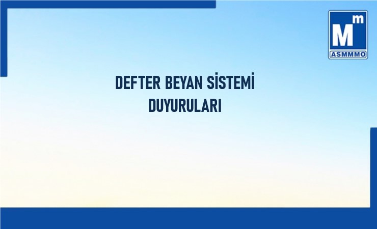 Defter Beyan Sistemi Duyurular