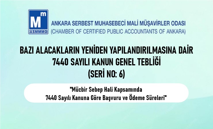 Mücbir Sebep Hali Kapsamında 7440 Sayılı Kanuna Göre Başvuru ve Ödeme Süreleri