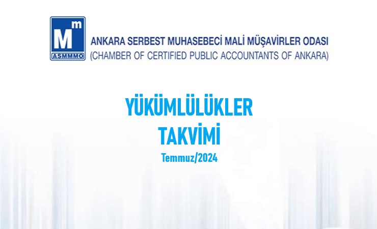 Yükümlülükler Takvimi - Temmuz /2024