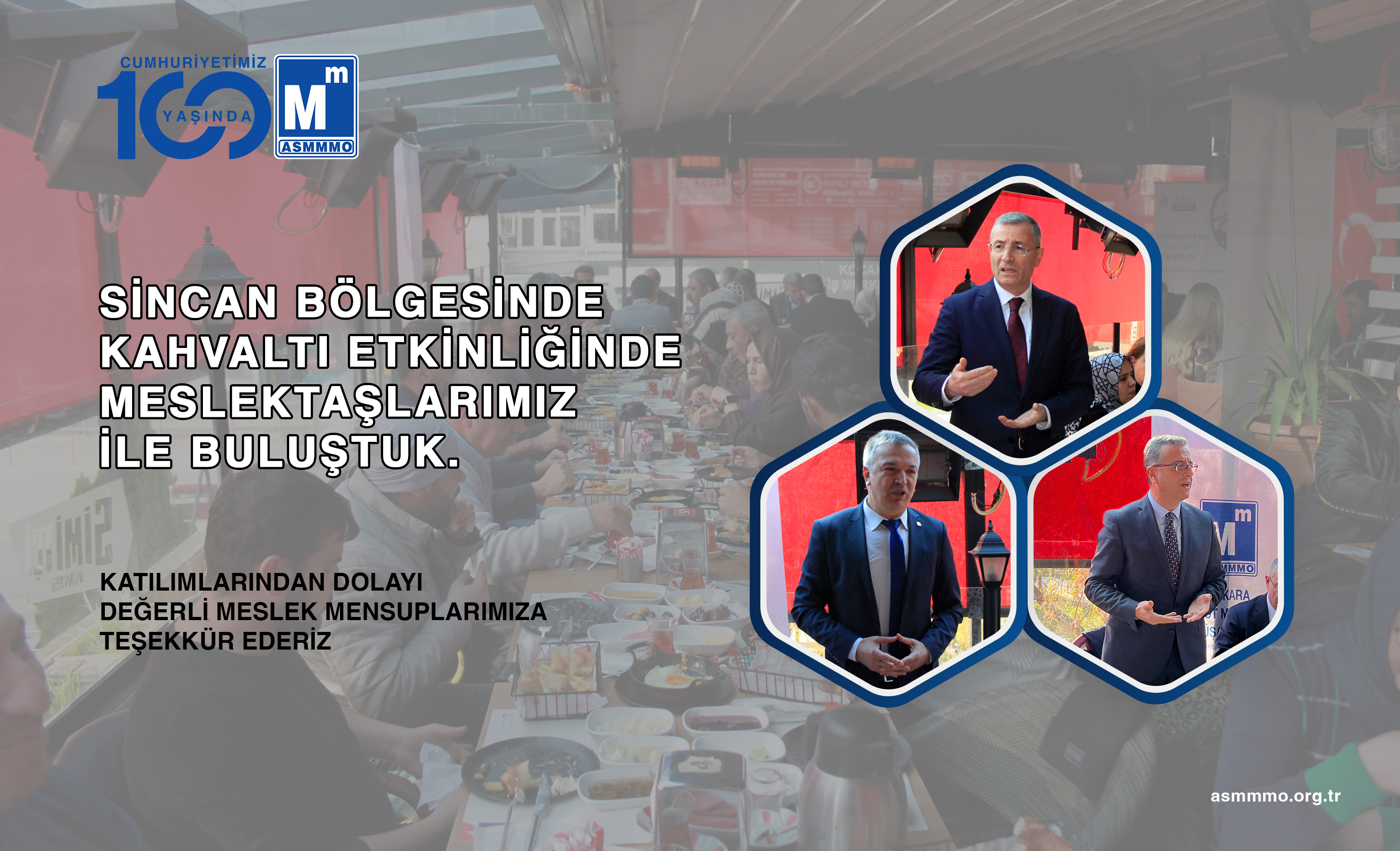 Sincan Bölgesinde Kahvaltı Etkinliğinde Meslektaşlarımız ile Buluştuk.