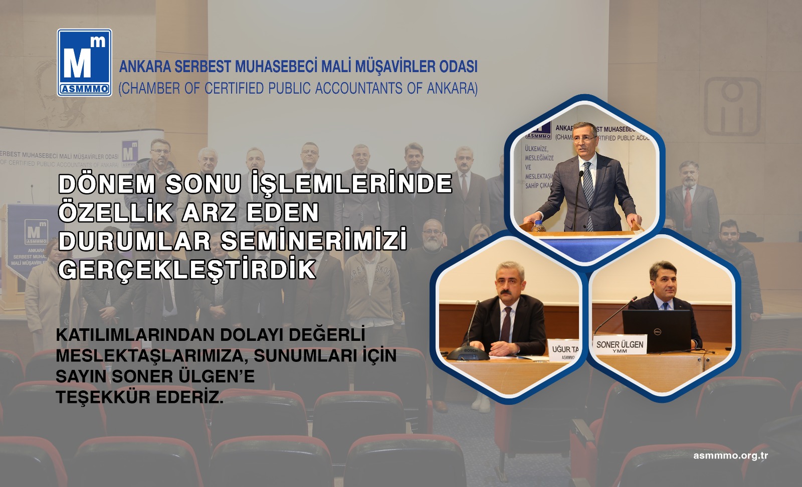 Dönem Sonu İşlemlerinde Özellik Arz Eden Durumlar Seminerimizi Gerçekleştirdik