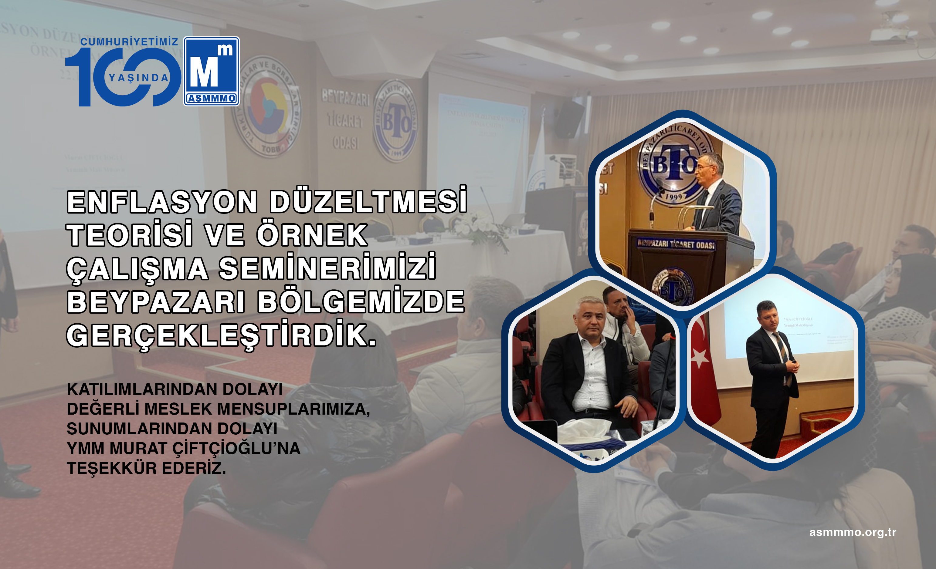 Beypazarı Bölgesinde Enflasyon Düzeltmesi Teorisi Seminerimizi Gerçekleştirdik