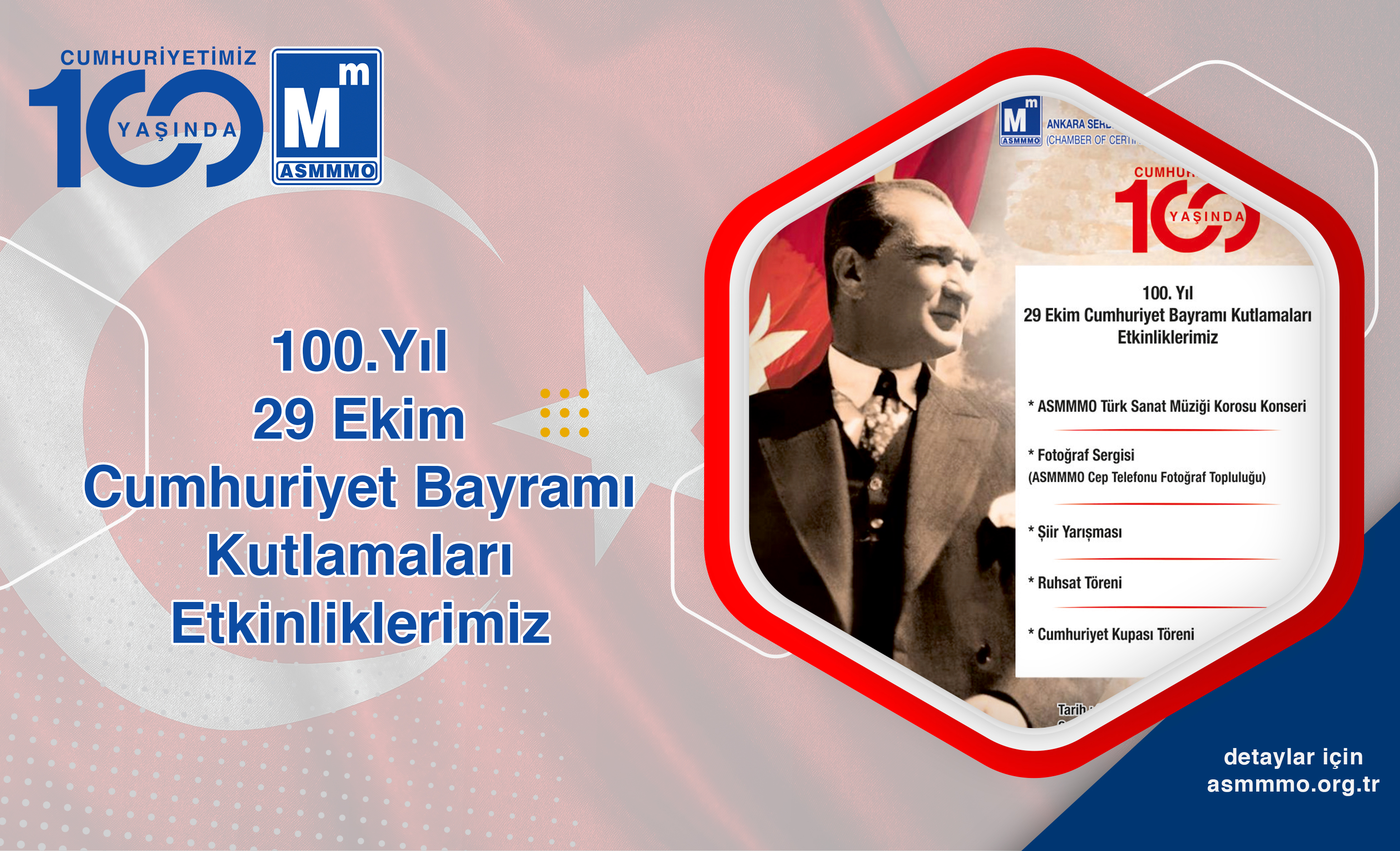 100.Yıl 29 Ekim Cumhuriyet Bayramı Kutlamaları Etkinliklerimiz