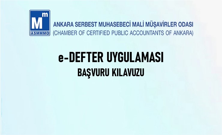 e-Defter Uygulaması Başvuru Kılavuzu