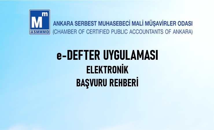 e-Defter Uygulaması Elektronik Başvuru Rehberi
