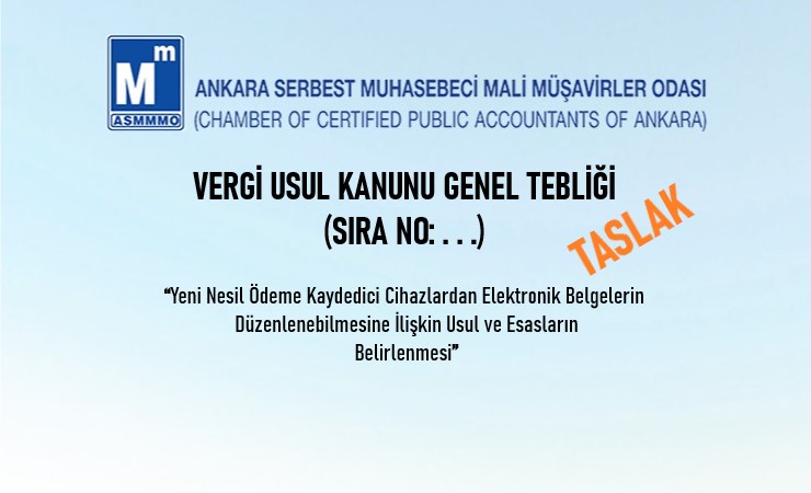 Vergi Usul Kanunu Genel Tebliği (Sıra No: …) Taslak