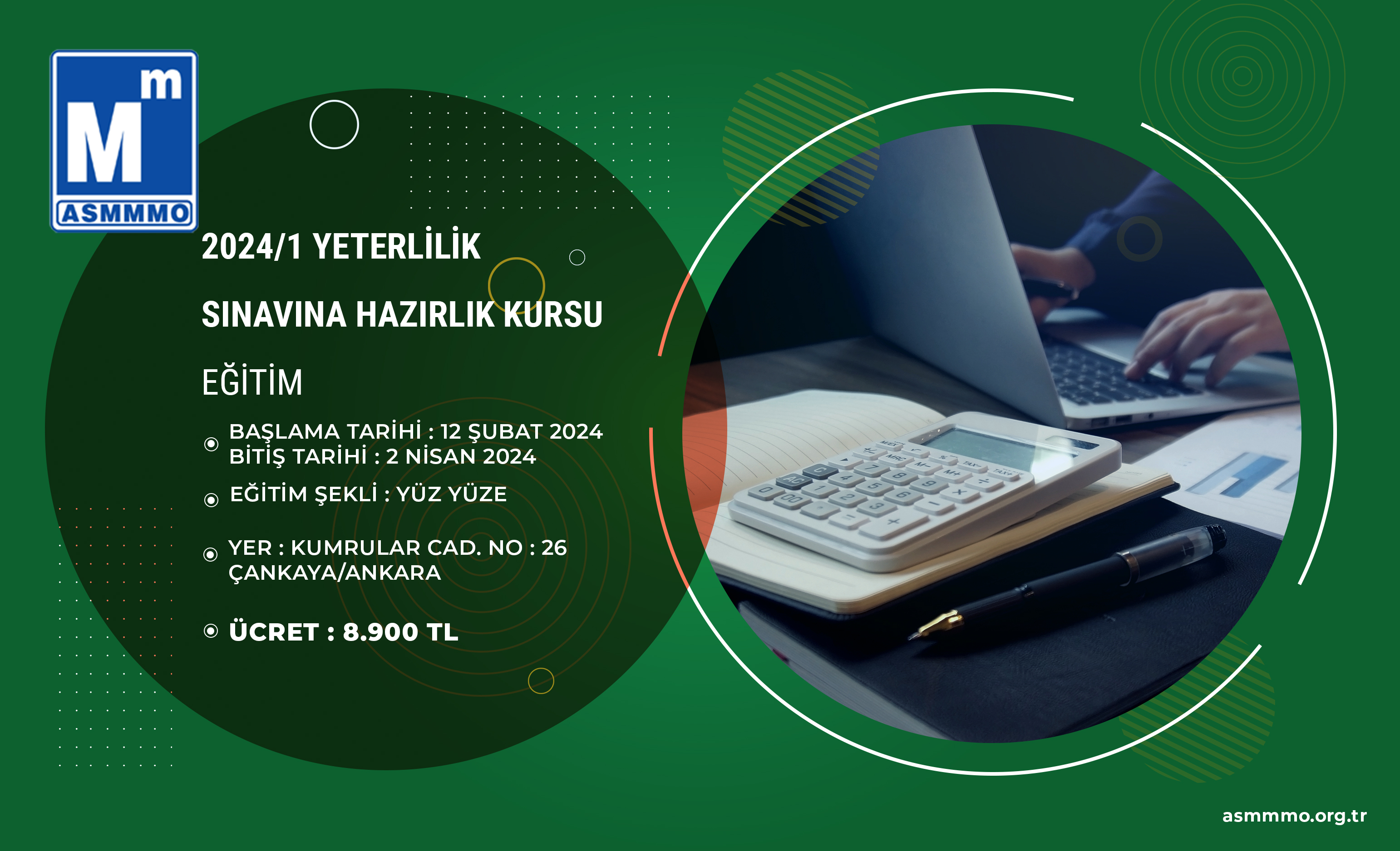 2024/1 Yeterlilik Sınavına Hazırlık Kursu Eğitimi