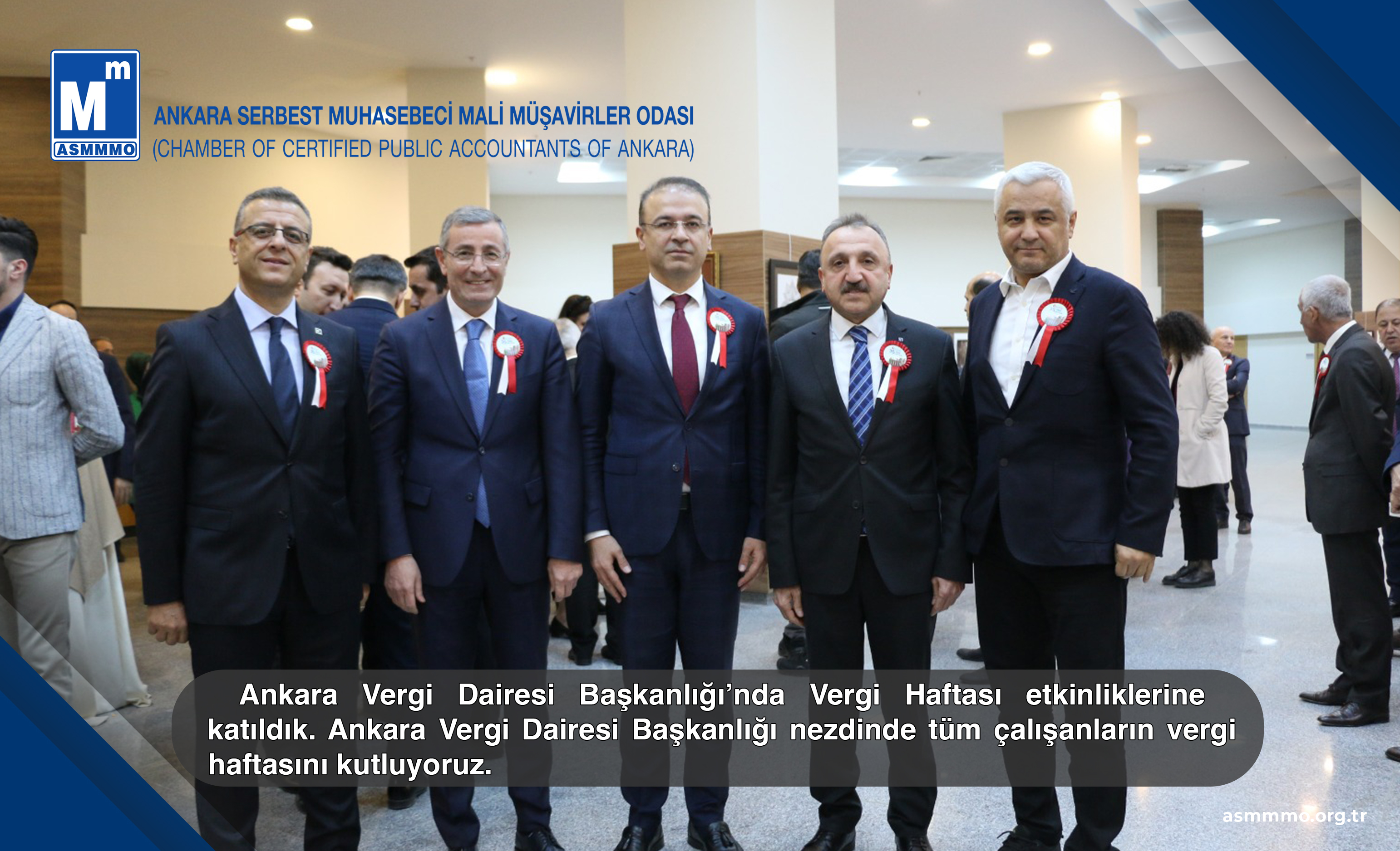 Ankara Vergi Dairesi Başkanlığı'nda Vergi Haftası Etkinliklerine Katıldık