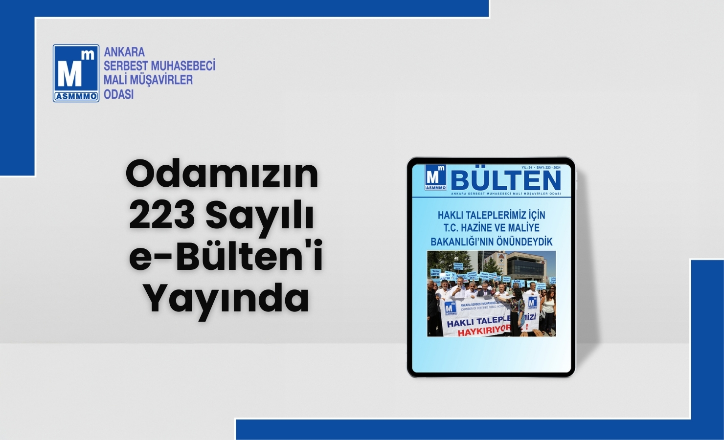 Odamızın 223 Sayılı e-Bülten'i Yayında