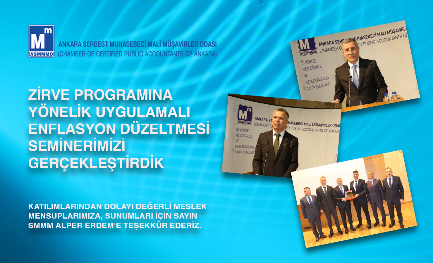 Zirve Programına Yönelik Uygulamalı Enflasyon Düzeltmesi Seminerimizi Gerçekleştirdik