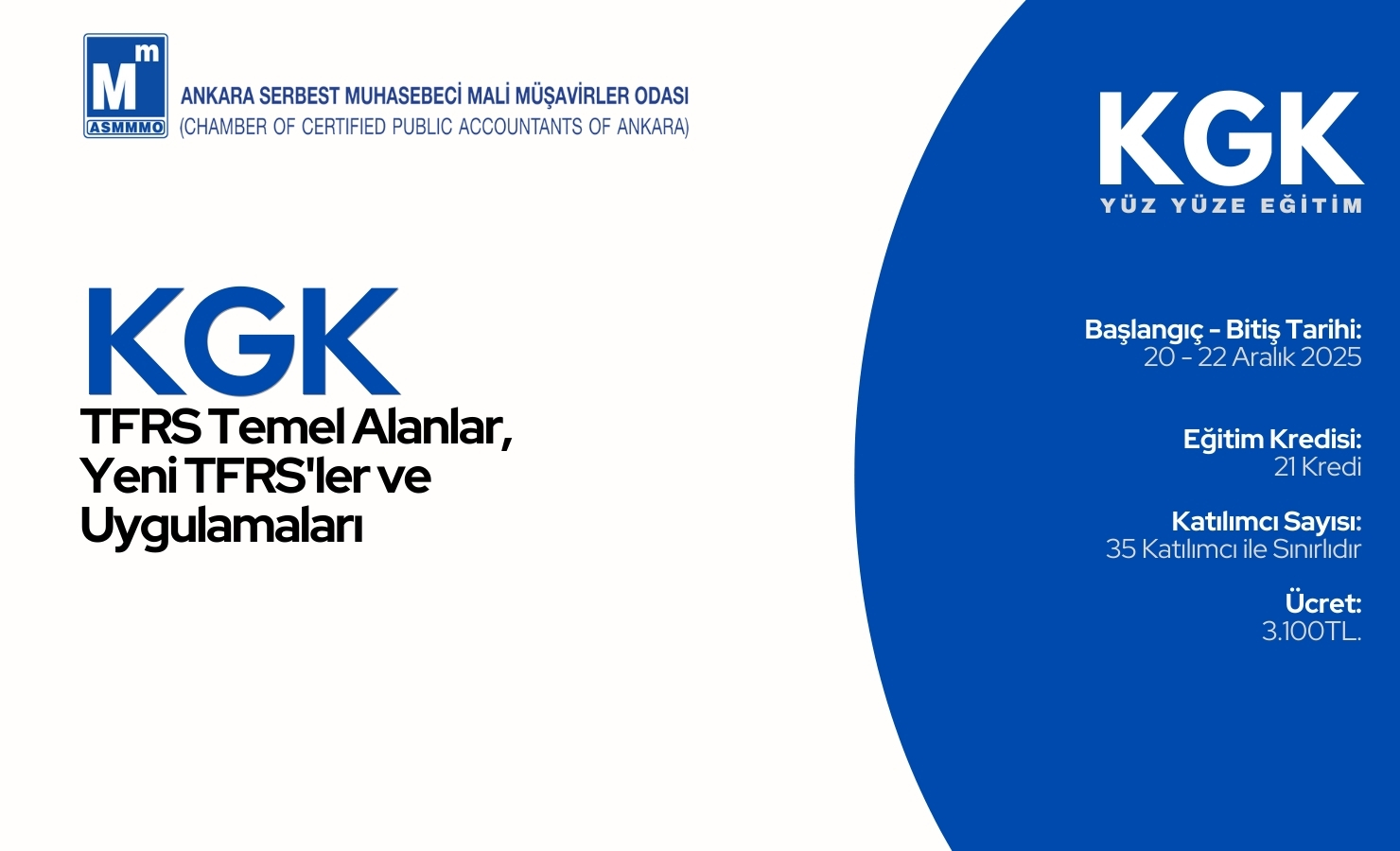 Kurs Programı ve Başvuru için Tıklayın.