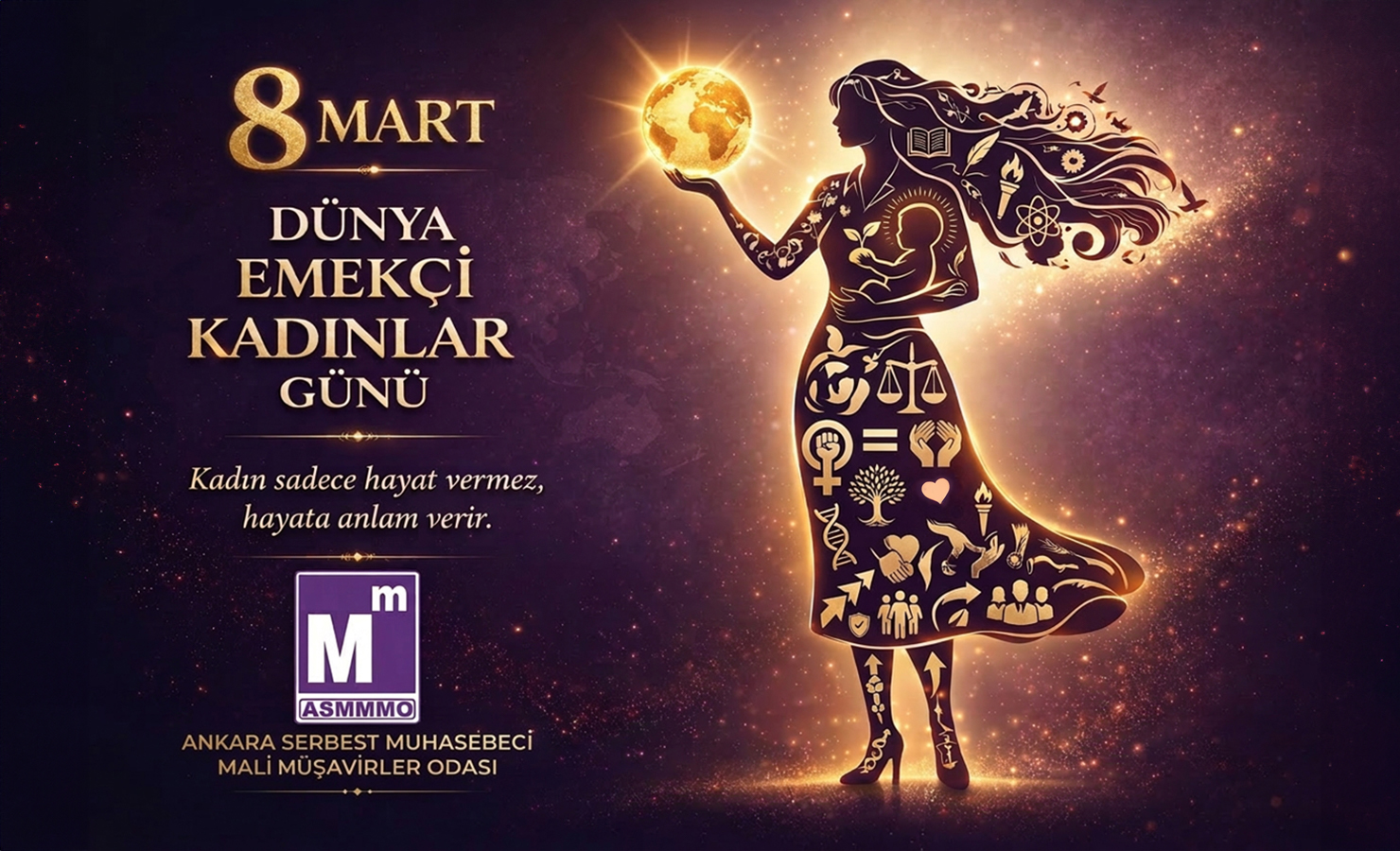 8 MART DÜNYA EMEKÇİ KADINLAR GÜNÜ KUTLU OLSUN