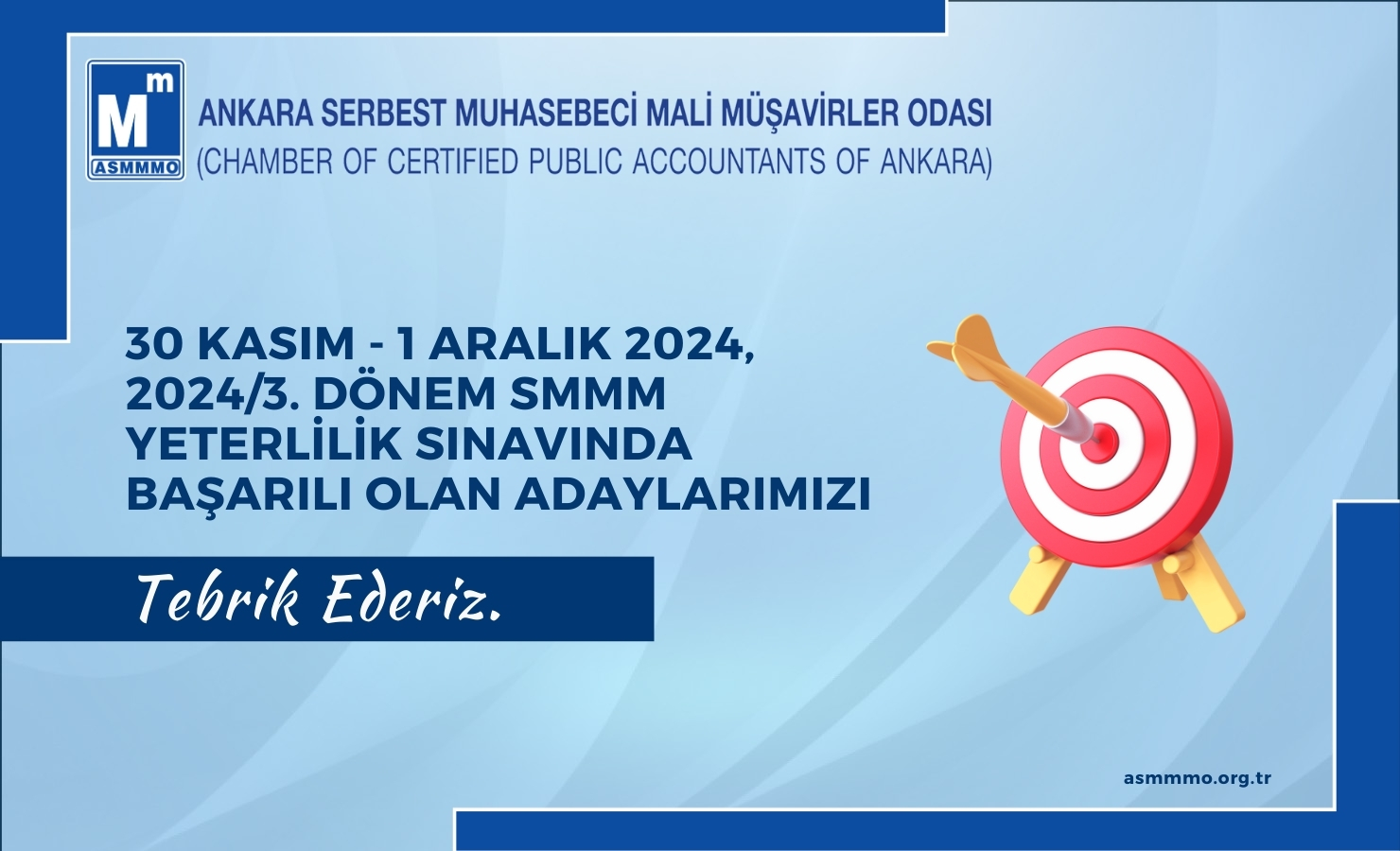 Tebrik Ederiz.
