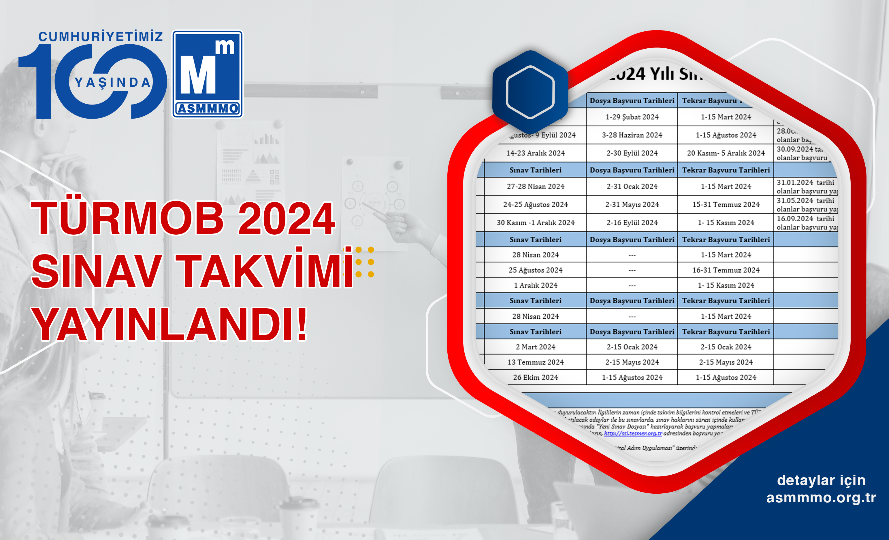 TÜRMOB 2024 Sınav Takvimi Yayınlandı!