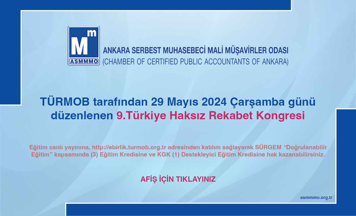 TÜRMOB 9.Türkiye Haksız Rekabet Kongresi