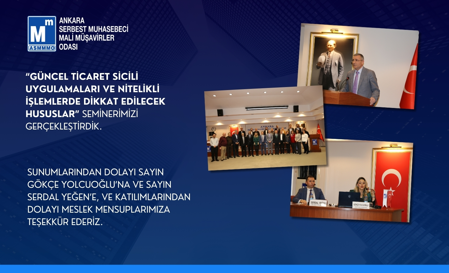 Seminerimiz Tamamlandı.