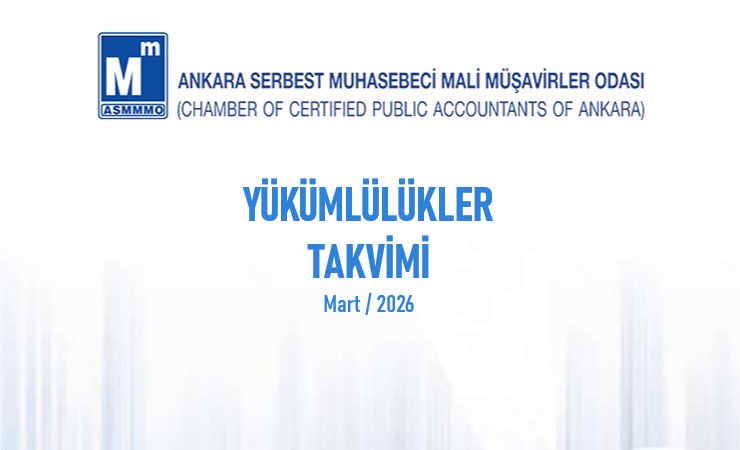 Yükümlülükler Takvimi – Mart / 2026