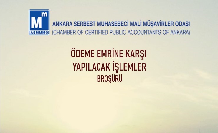 Ödeme Emrine Karşı Yapılacak İşlemler Broşürü
