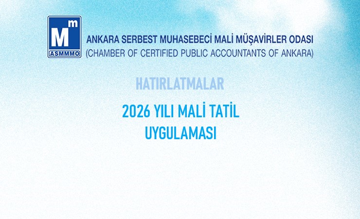 2026 Yılı Mali Tatil Uygulaması