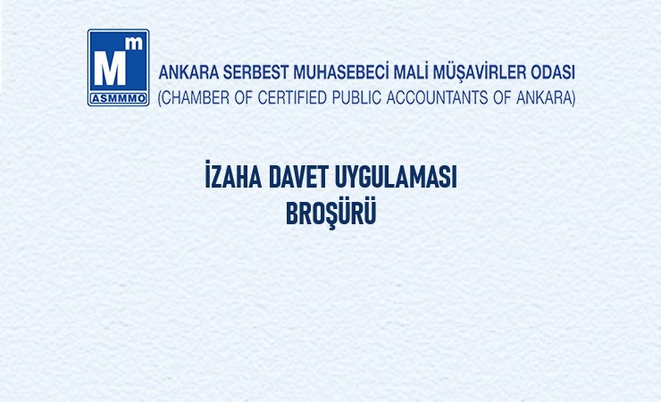 İzaha Davet Uygulaması Broşürü