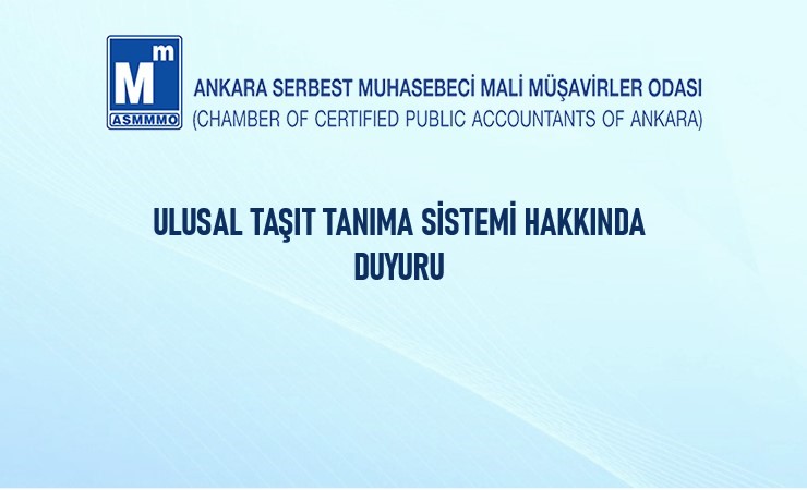 Ulusal Taşıt Tanıma Sistemi Hakkında Duyuru