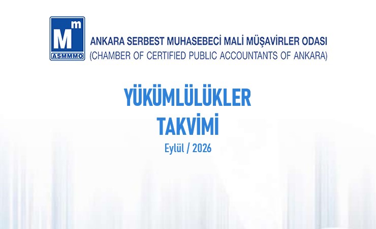 Yükümlülükler Takvimi – Eylül / 2026