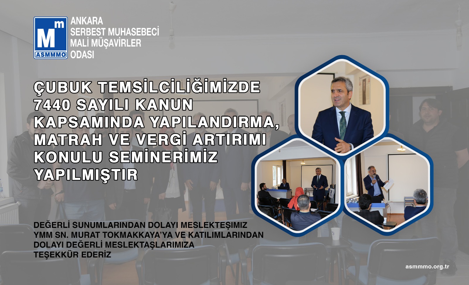 Çubuk Temsilciliğimizde 7440 Sayılı Kanun Kapsamında Yapılandırma, Matrah ve Vergi Artırımı Seminerimiz Yapılmıştır