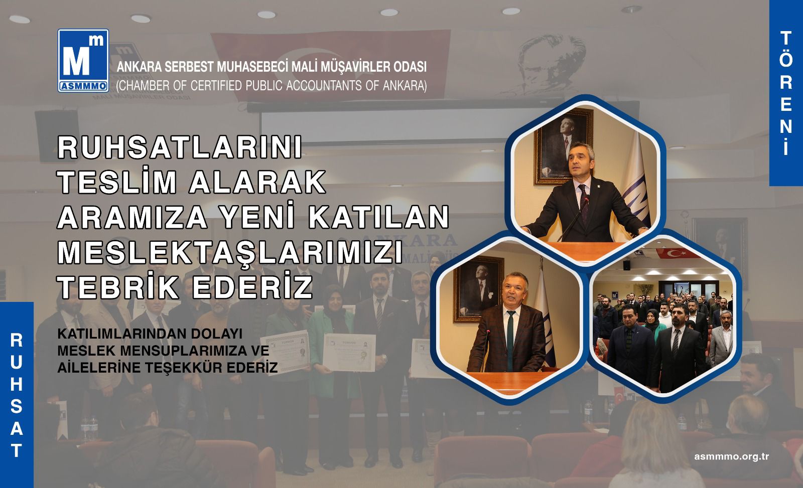 Ruhsatlarını Teslim Alarak Aramıza Yeni Katılan Meslektaşlarımızı Tebrik Ederiz.