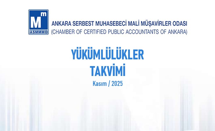 Yükümlülükler Takvimi – Kasım / 2025