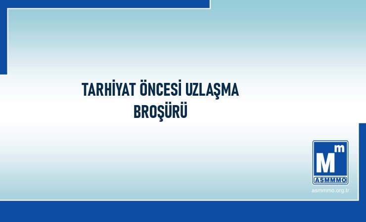 Tarhiyat Öncesi Uzlaşma Broşürü