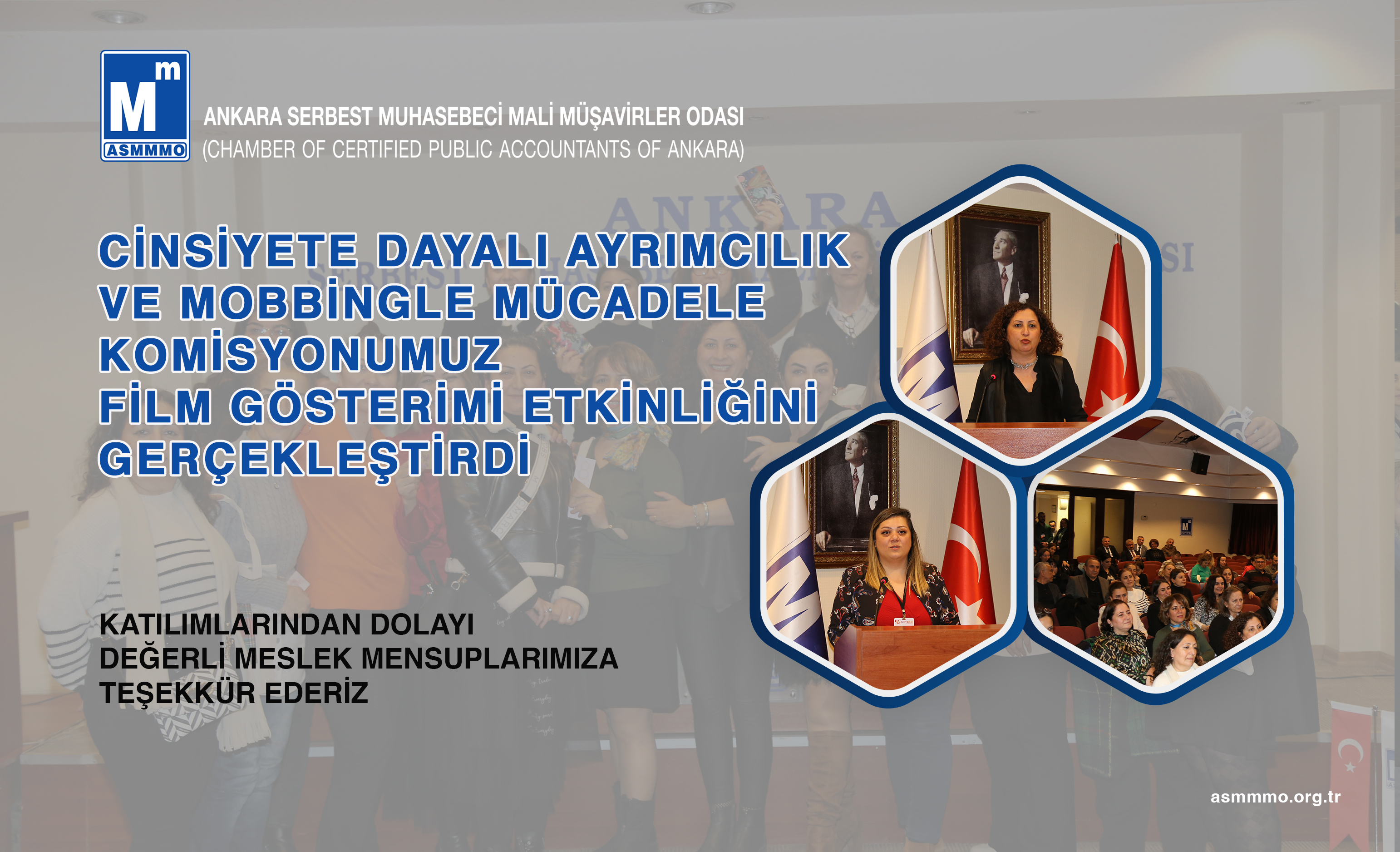 Cinsiyete Dayalı Ayrımcılık ve Mobbingle Mücadele Komisyonu Film Gösterimini Gerçekleştirdik
