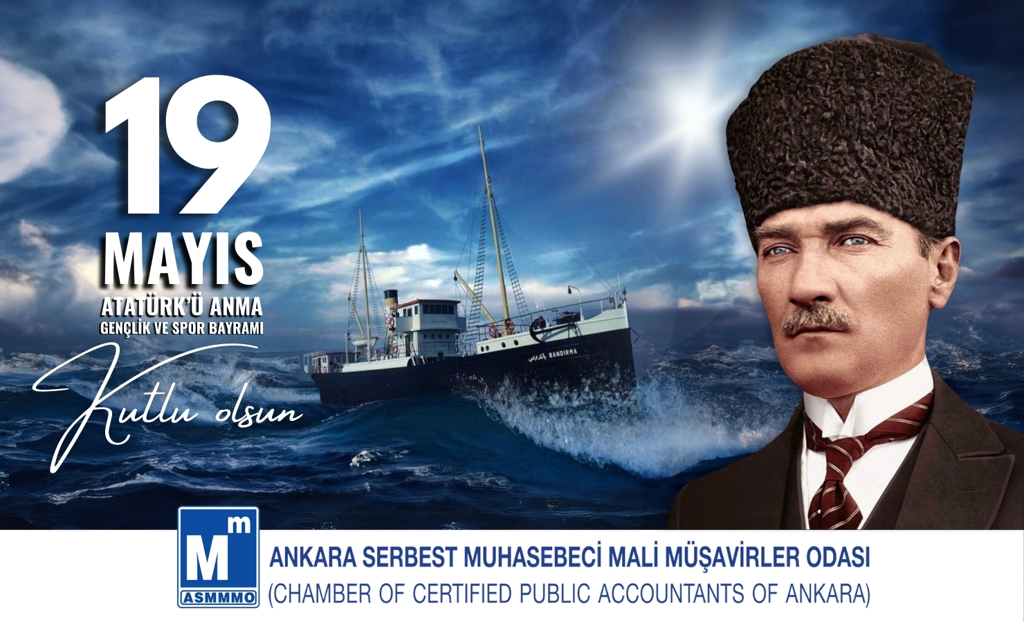 19 Mayıs Atatürk'ü Anma, Gençlik ve Spor Bayramı Kutlu Olsun