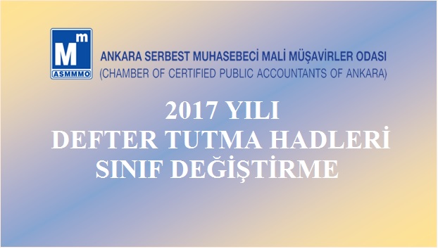 2017 YILI DEFTER TUTMA HADLERİ - SINIF DEĞİŞTİRME