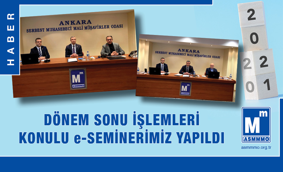 e-Seminer | Dönem Sonu İşlemleri