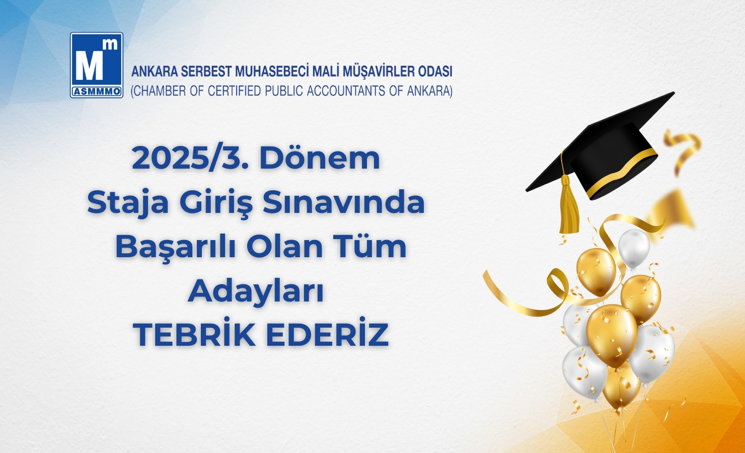 Tebrik Ederiz.