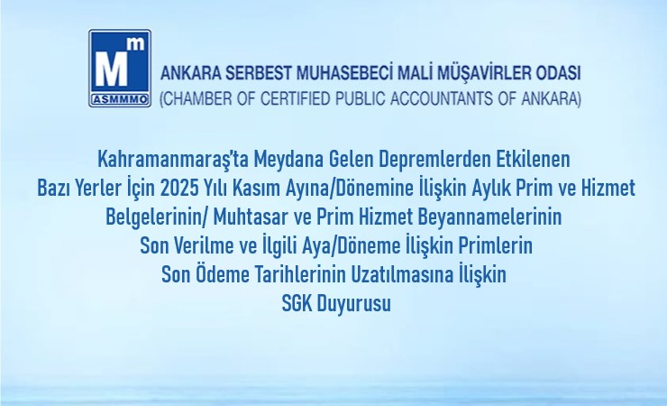 SGK Duyurusu