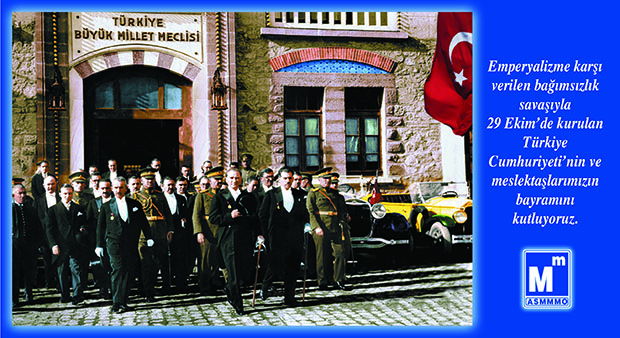29 Ekim Cumhuriyet Bayramı Kutlu Olsun