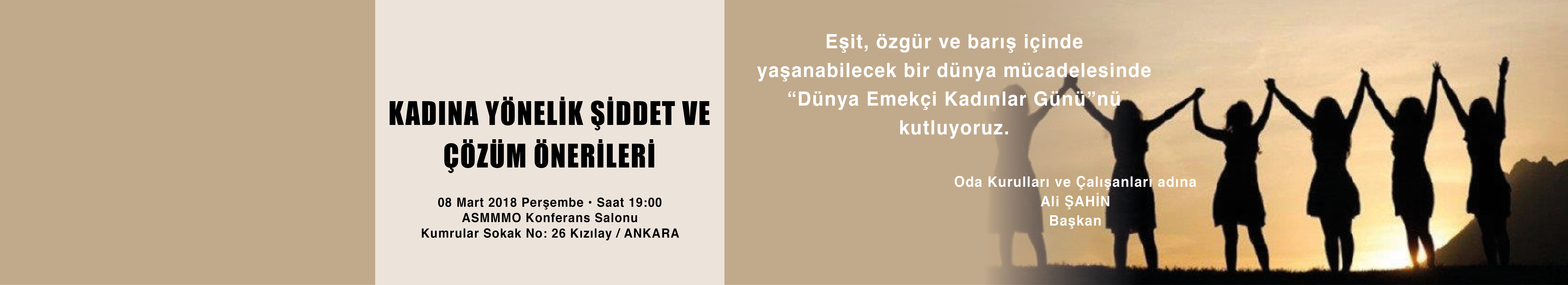 8 MART DÜNYA EMEKÇİ KADINLAR GÜNÜ