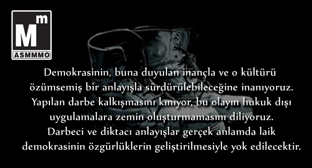 Kınıyoruz...