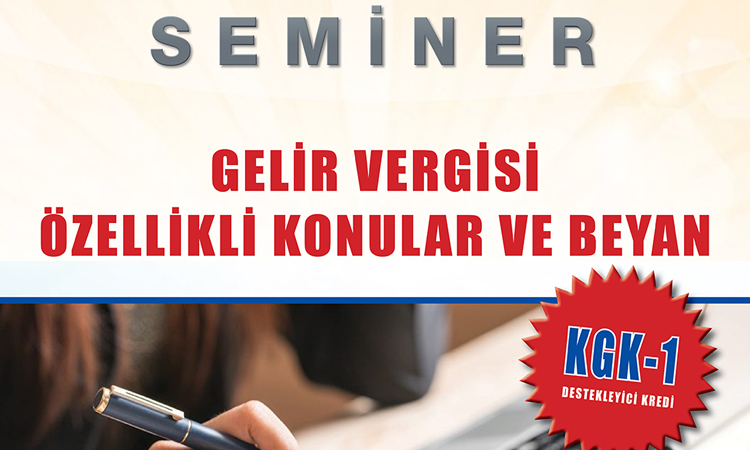 Gelir Vergisi Seminerimiz Yoğun Katılımla Yapıldı
