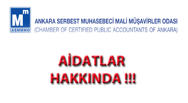 AİDATLARIN YAPILANDIRILMASI