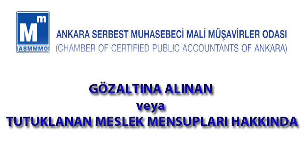 Gözaltına Alınan veya Tutuklanan Meslek Mensupları Hakkında