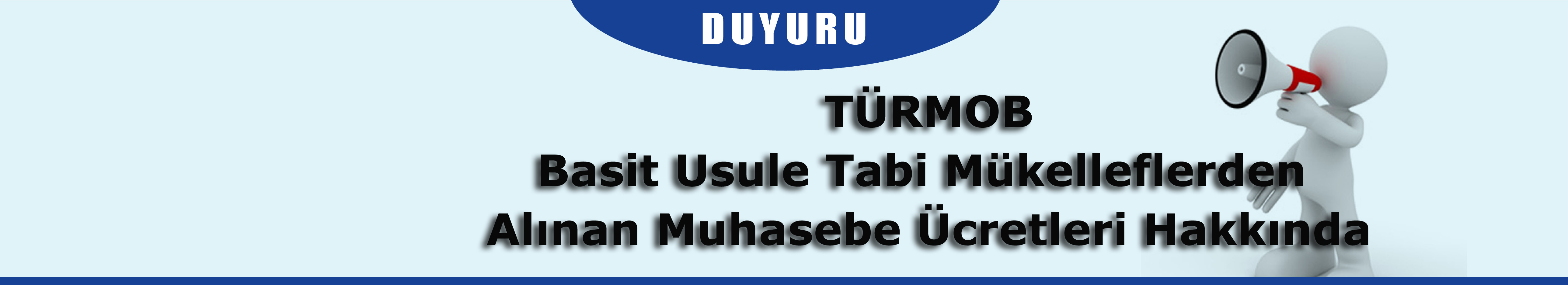 TÜRMOB Duyuru